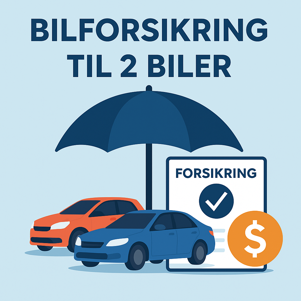 guide sammenlign bilforsikring til 2 biler