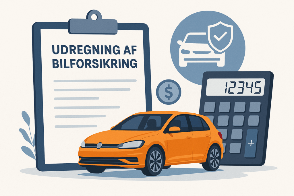 udregning af bilforsikring i danmark 2025