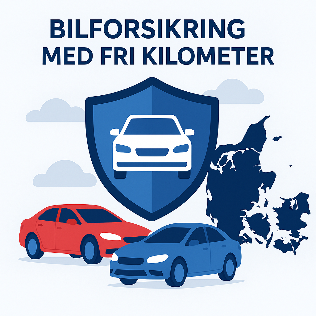 bilforsikring fri kilometer i danmark sammenlign