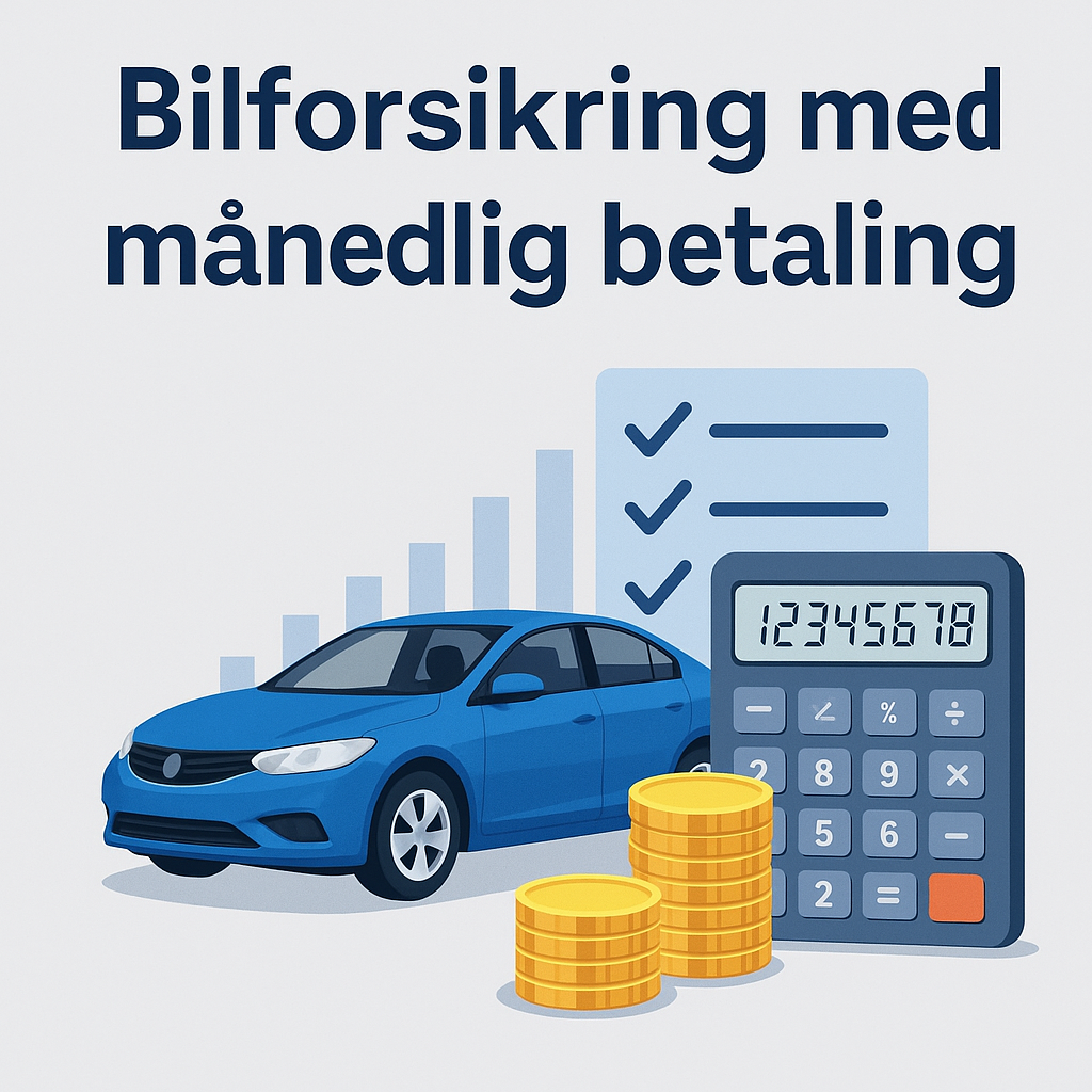 bilforsikring med månedlig betaling