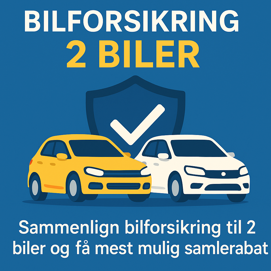 bilforsikring 2 biler sammenligning