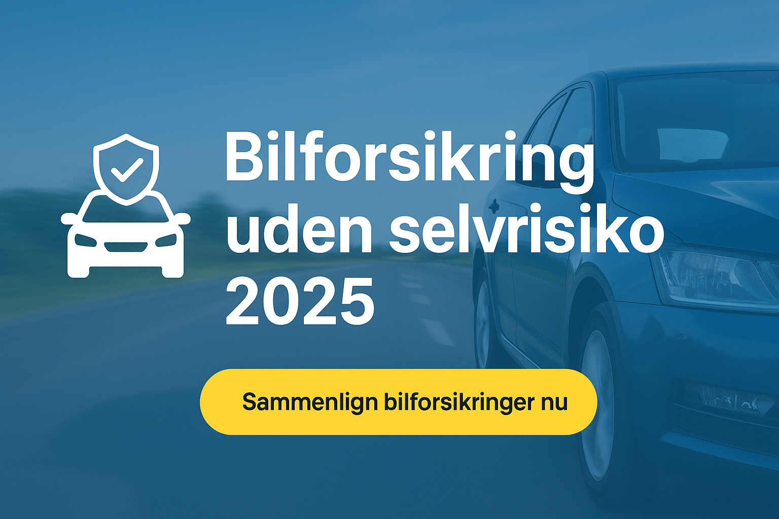Bilforsikring uden selvrisiko illustration
