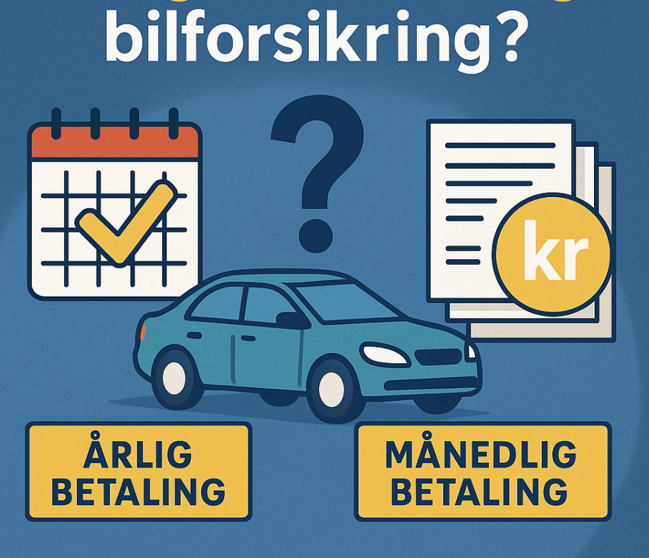 bilforsikring årlig betaling månedlig betaling